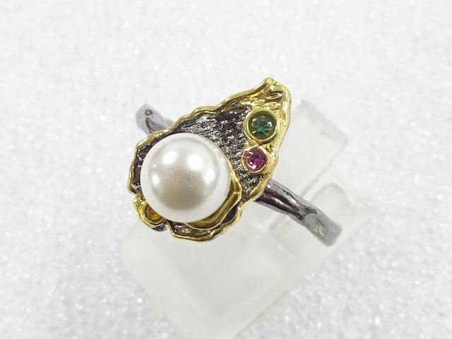 パール　指輪(17号)